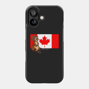 Canada Day Est. 1867 Flag and Beaver Phone Case