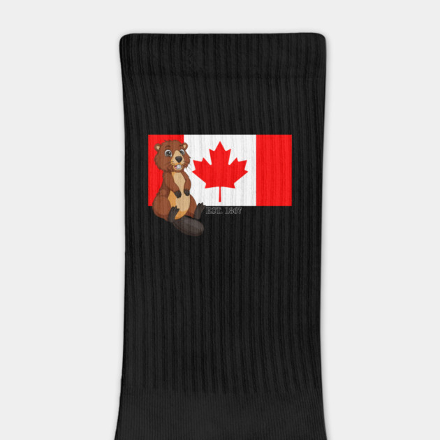 Canada Day Est. 1867 Flag and Beaver by HolidayBug