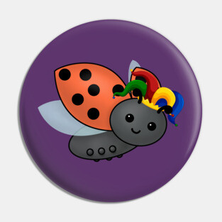 Jester Ladybug Pin