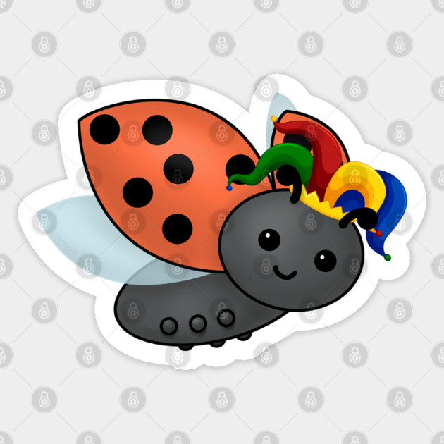 Jester Ladybug Sticker by HolidayBug