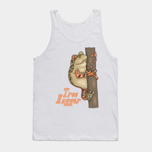 Tree Hugger, Tree Frog Tank Top