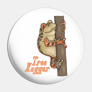 Tree Hugger, Tree Frog Pin