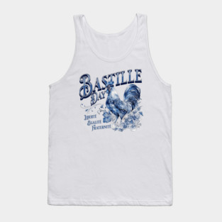 Bastille Day Rooster Tank Top