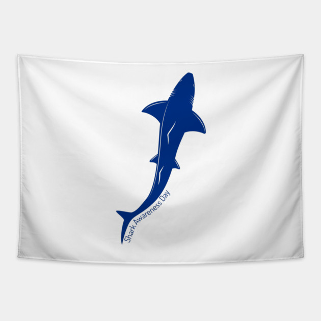 Shark Awareness Day Tapestry by HolidayBug