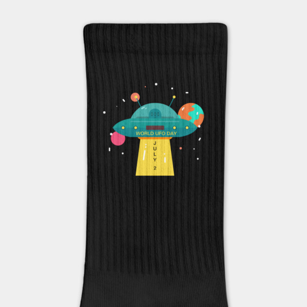 World UFO Day, cartoon by HolidayBug