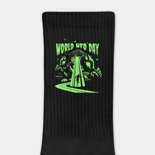 World UFO Day, flying saucer by HolidayBug