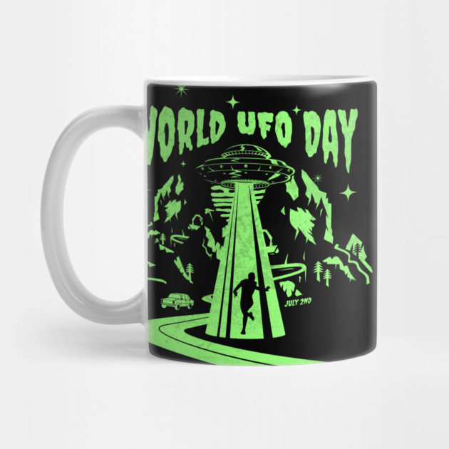 World UFO Day, flying saucer by HolidayBug