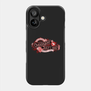 Canada Day Vintage Signage Phone Case