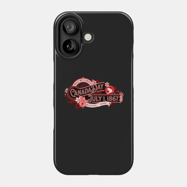 Canada Day Vintage Signage Phone Case by HolidayBug