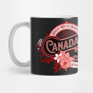 Canada Day Vintage Signage Mug