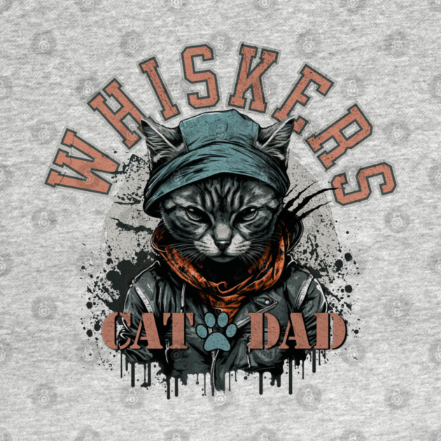 Grunge Cat Dad by HolidayBug