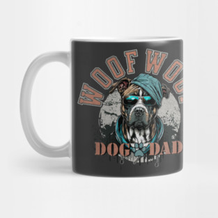 Grunge Dog Dad Mug