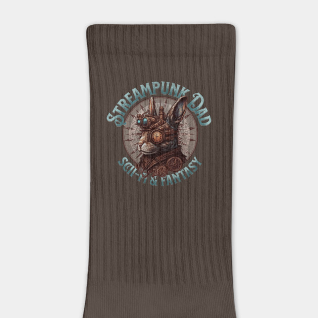 Steampunk Dad Rabbit by HolidayBug