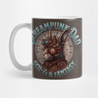 Steampunk Dad Rabbit Mug