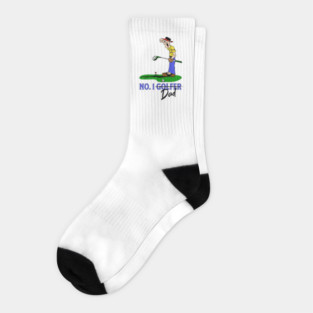 No. 1 Golfer Dad Socks