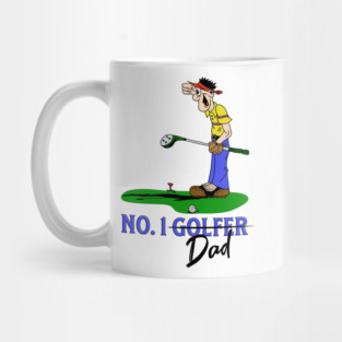 No. 1 Golfer Dad Mug