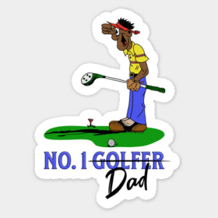 No. 1 Golfer, Dad Sticker