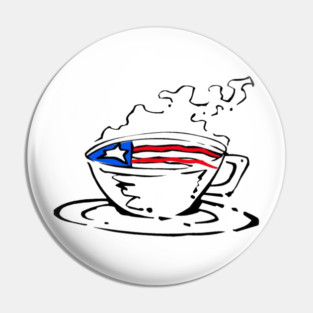 American Coffee Pin