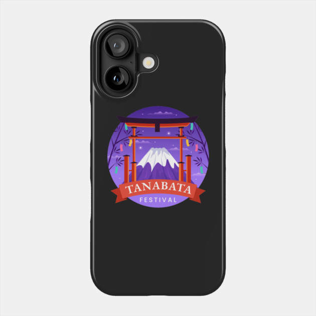 Tanabata Mt Fuji Phone Case by HolidayBug