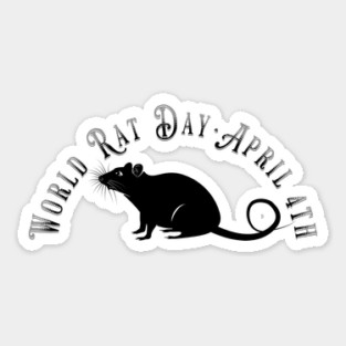 World Rat Day Sticker