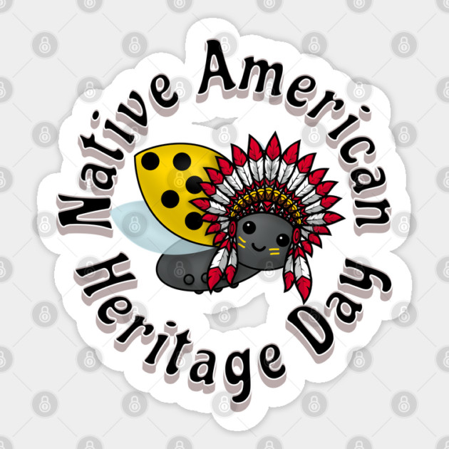 Native American Heritage Day Ladybug Sticker by HolidayBug
