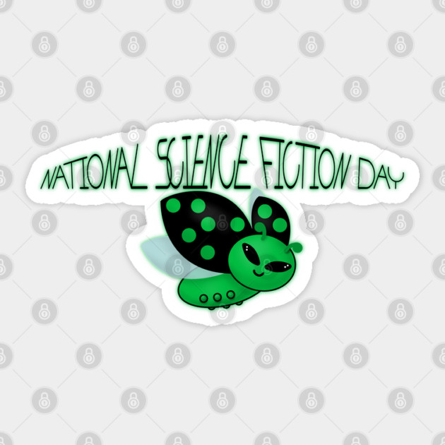 National Science Fiction Day Sticker by HolidayBug