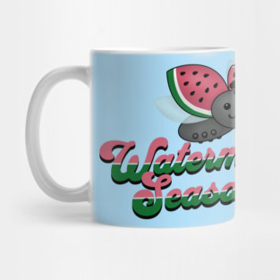 Watermelon Season Ladybug Mug