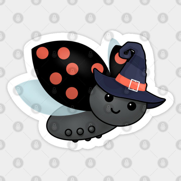 Witchy Ladybug Sticker by HolidayBug