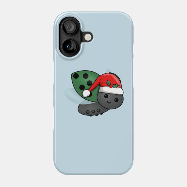 Christmas Ladybug Phone Case by HolidayBug