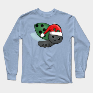 Christmas Ladybug Long Sleeve T-Shirt