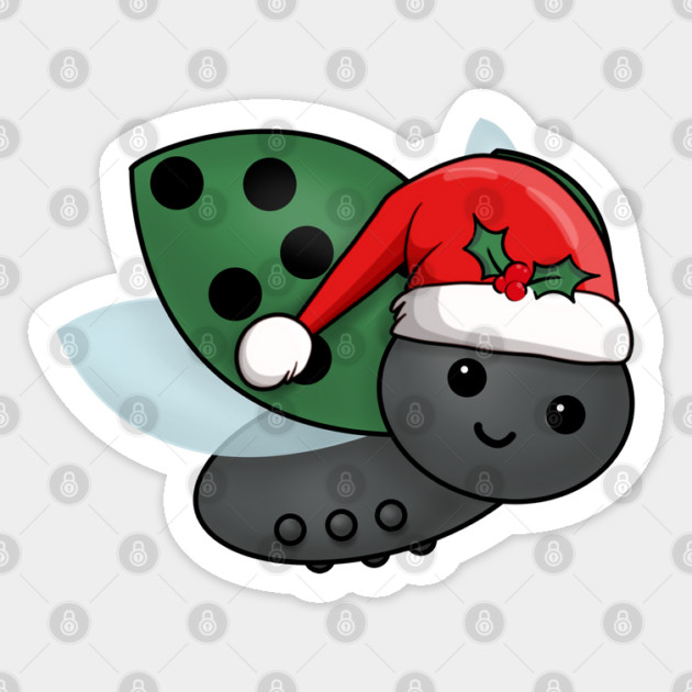 Christmas Ladybug Sticker by HolidayBug