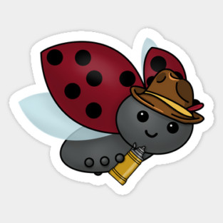 Oktoberfest Ladybug Sticker