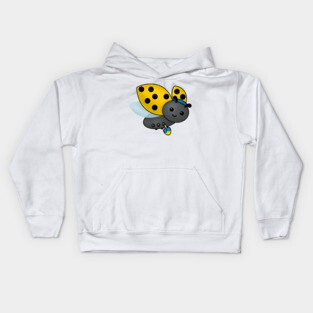 Hanukkah Ladybug Kids Hoodie