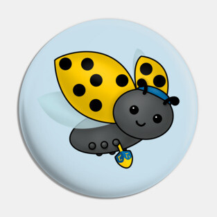 Hanukkah Ladybug Pin