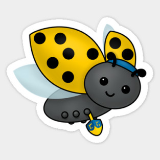 Hanukkah Ladybug Sticker