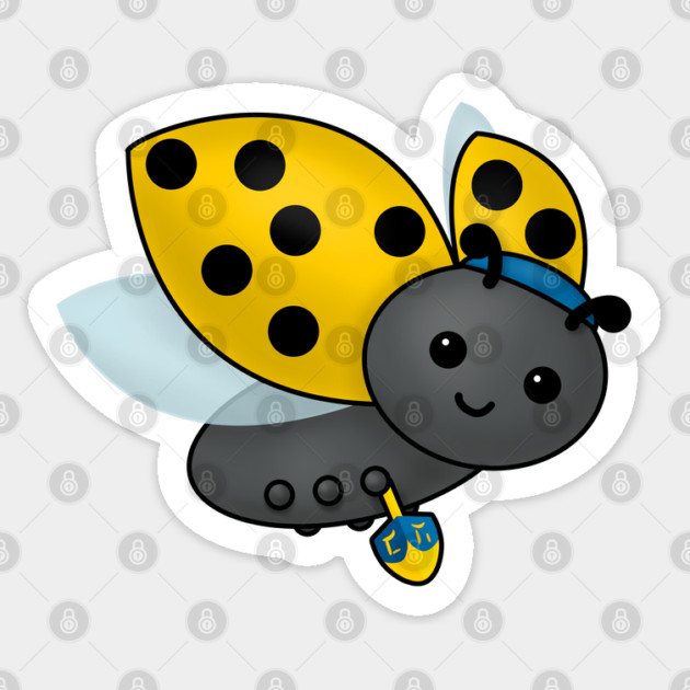 Hanukkah Ladybug Sticker by HolidayBug