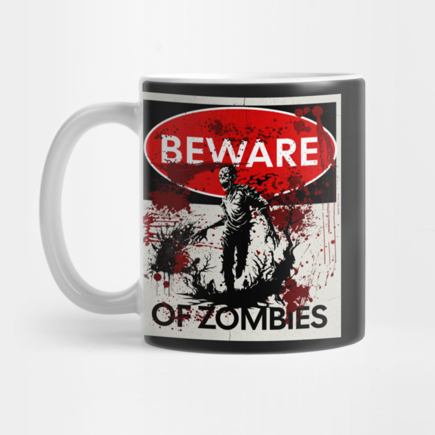 Beware of Zombies Sign by HolidayBug