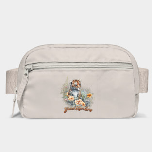 Global Tiger Day, watercolor cub Bag