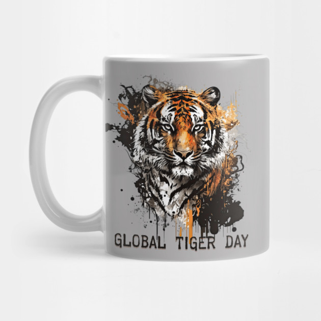 Global Tiger Day, grunge tiger by HolidayBug
