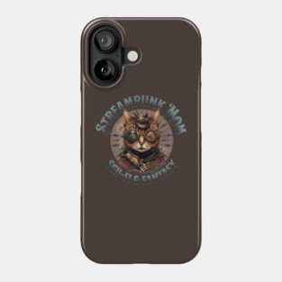 Steampunk Mom Cat Phone Case