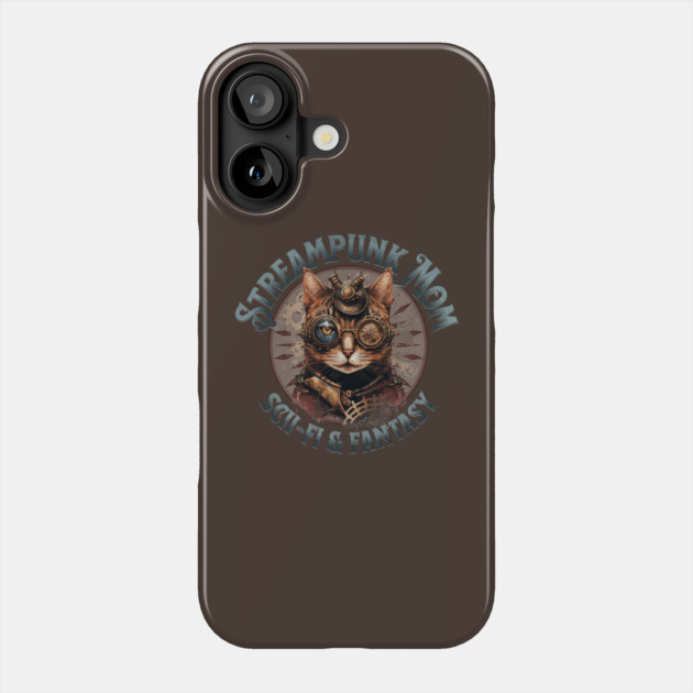 Steampunk Mom Cat Phone Case by HolidayBug