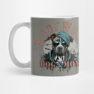 Grunge Dog Mom Mug
