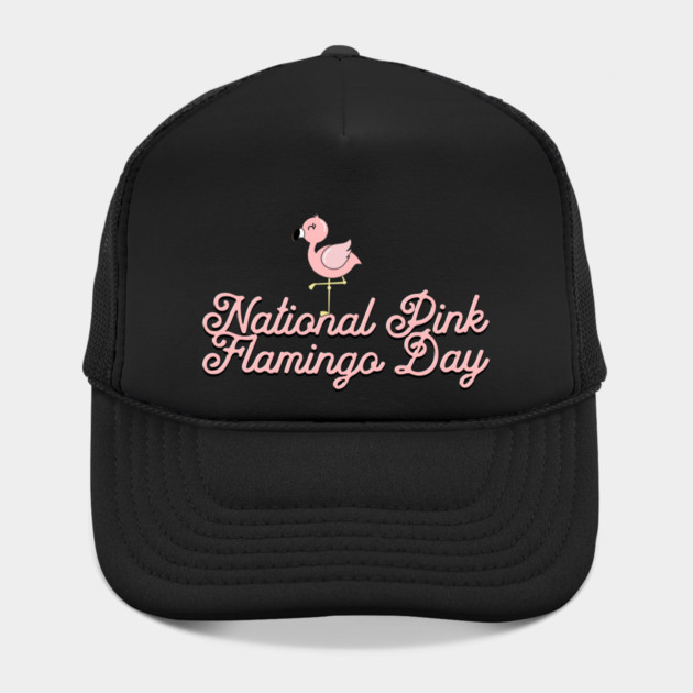 National Pink Flamingo Day, cute cartoon flamingo by HolidayBug