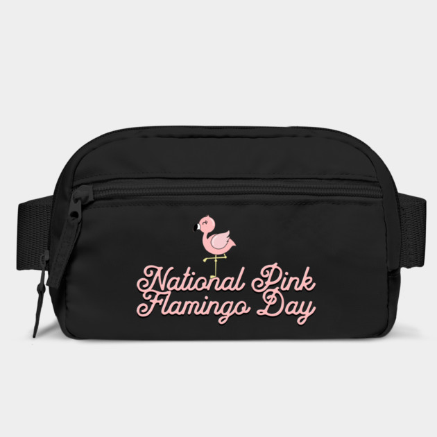 National Pink Flamingo Day, cute cartoon flamingo by HolidayBug