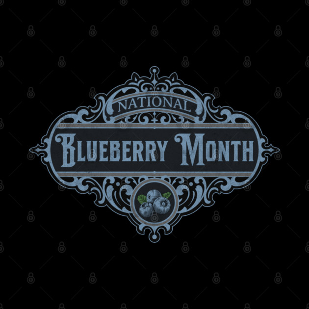 Vintage National Blueberry Month by HolidayBug