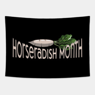 Horseradish Month Tapestry