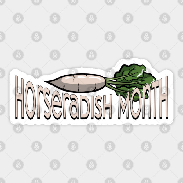 Horseradish Month Sticker by HolidayBug