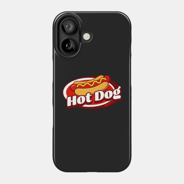 Retro Hot Dog Month Phone Case by HolidayBug