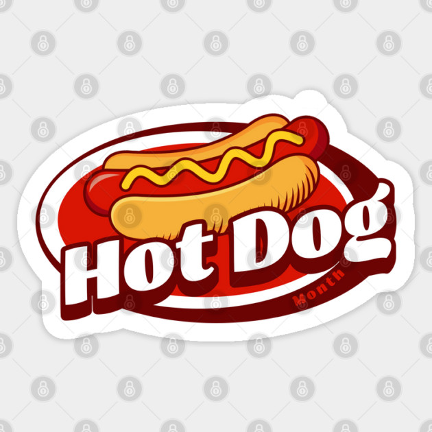 Retro Hot Dog Month Sticker by HolidayBug