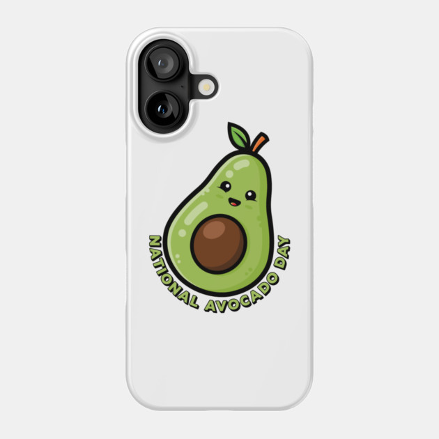 National Avocado Day Phone Case by HolidayBug